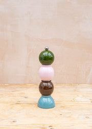 Books Salt/Pepper Bobbin Grinder Mill in Multi Khaki