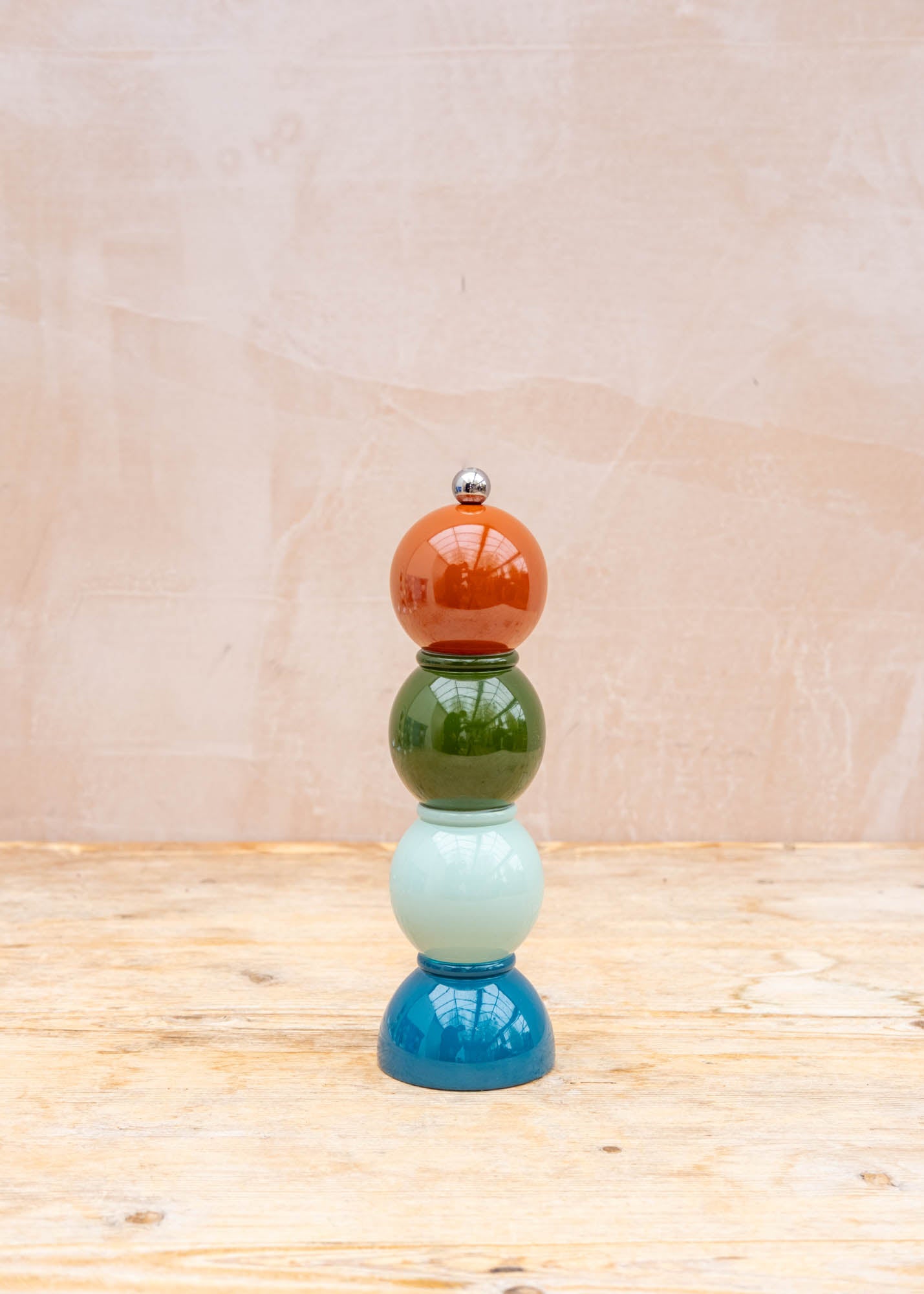 Books Salt/Pepper Bobbin Grinder Mill in Multi Nutmeg
