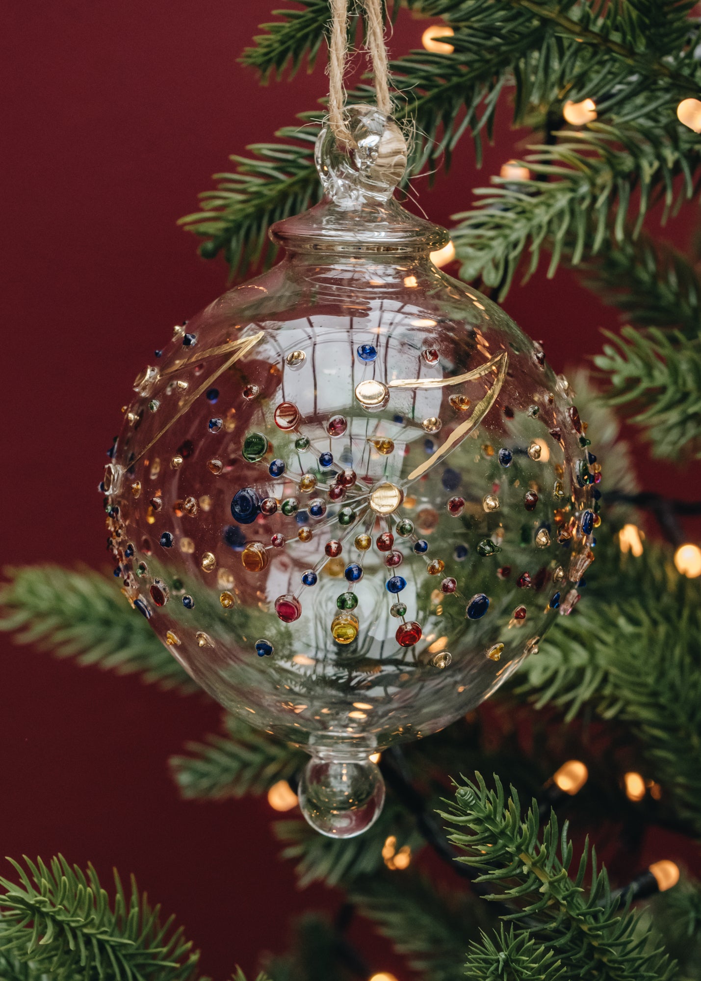 Agapanthus Bauble in Gold and Multi