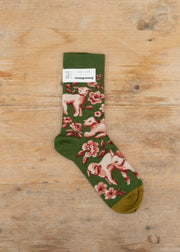 Agneaux Socks in Cactus