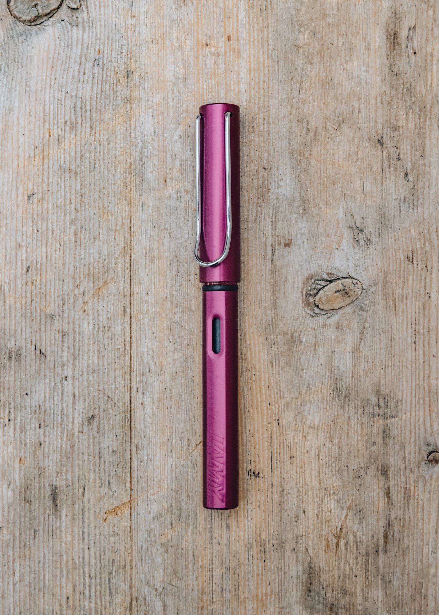 Al-Star Black/Purple Medium Fountain Pen