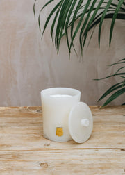 Trudon Alabaster Candle in Abd El Kader