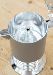 Alessi Vite 3-Cup Espresso Maker in Grey