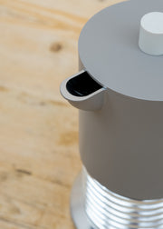 Alessi Vite 6-Cup Espresso Maker in Grey