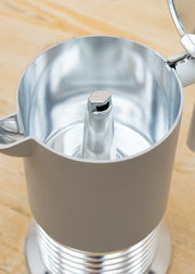 Alessi Vite 6-Cup Espresso Maker in Grey