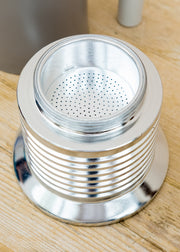 Alessi Vite 6-Cup Espresso Maker in Grey