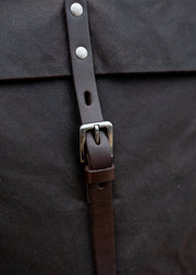 Ally Capellino Fin Waxed Cotton Backpack in Bog