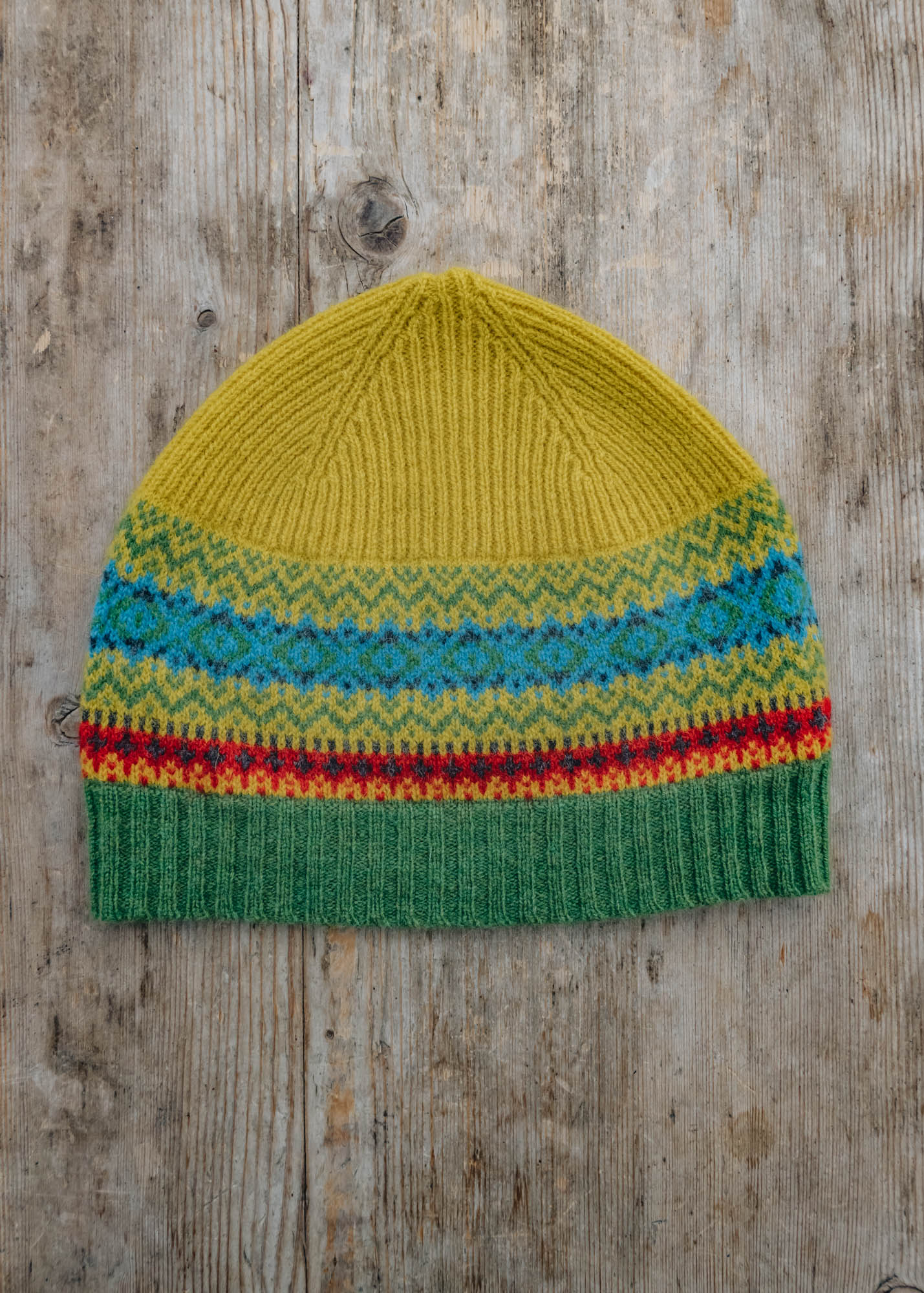 Eribé Alpine Beanie in Green Lilli