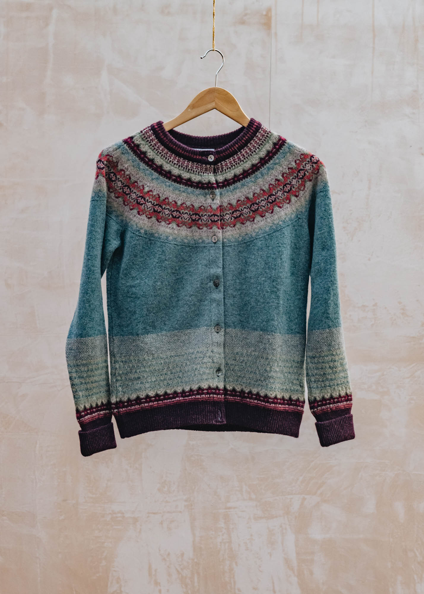 Eribé Alpine Cardigan in Old Rose