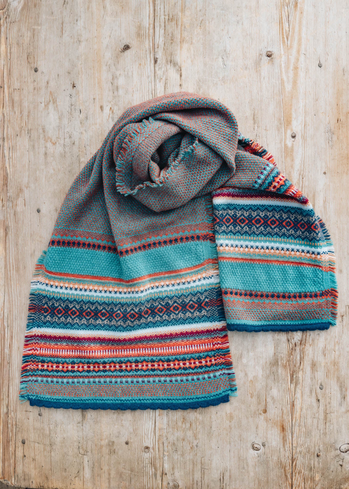Eribé Alpine Scarf in Emerald