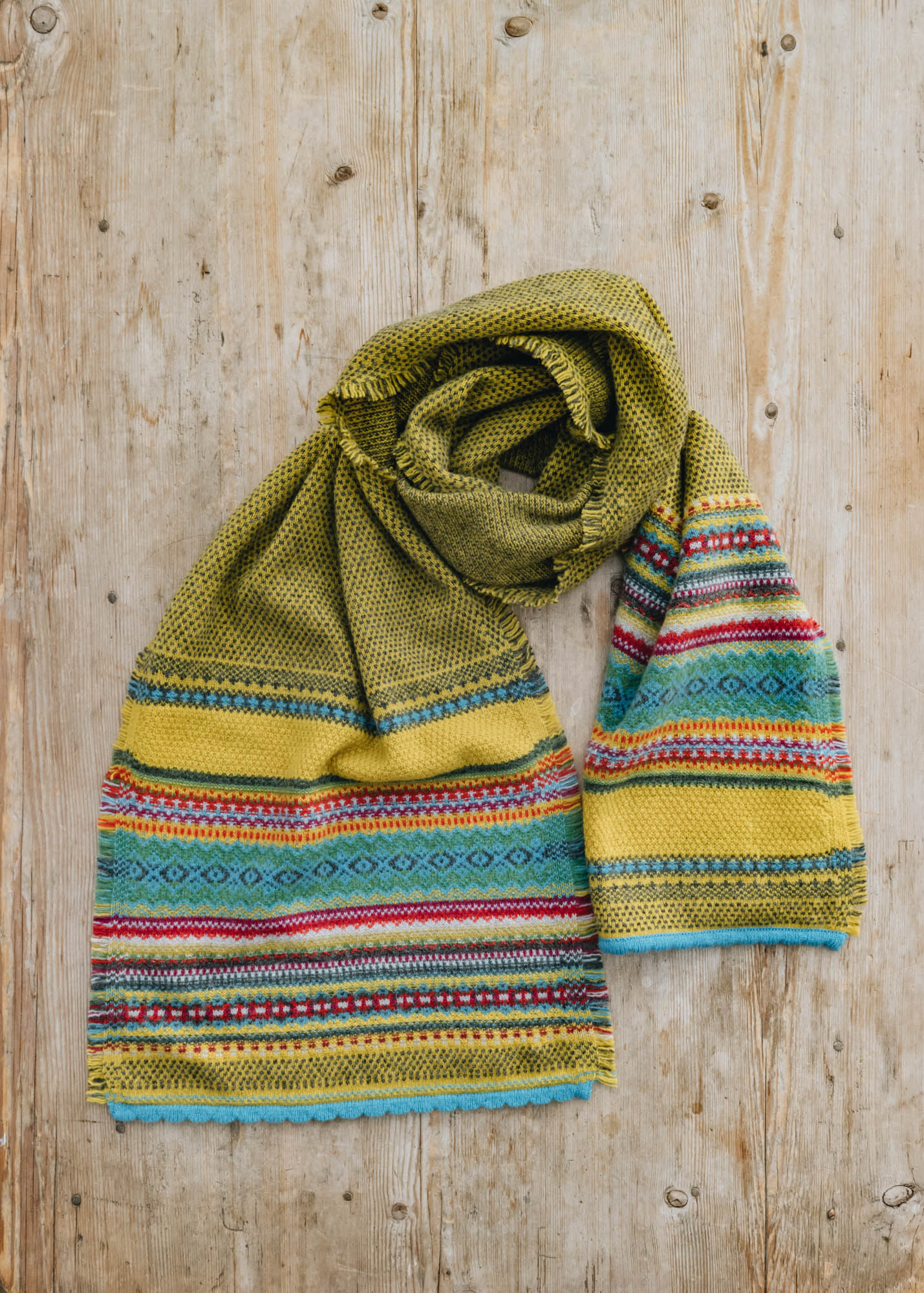 Eribé Alpine Scarf in Green Lilli