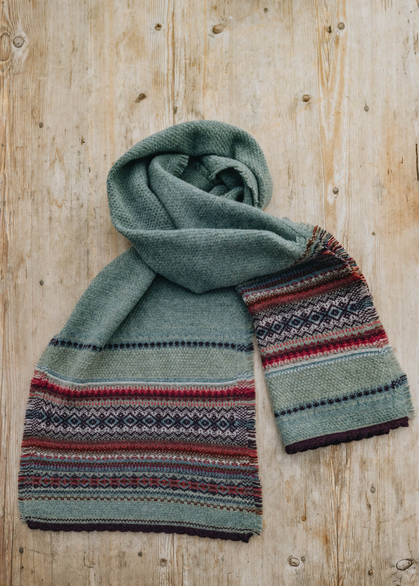 Eribé Alpine Scarf in Old Rose