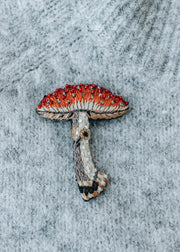 Trovelore Trovelore Amantita Mushroom Brooch Amantita Mushroom Brooch