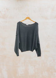 Damsville Pullover in Noir