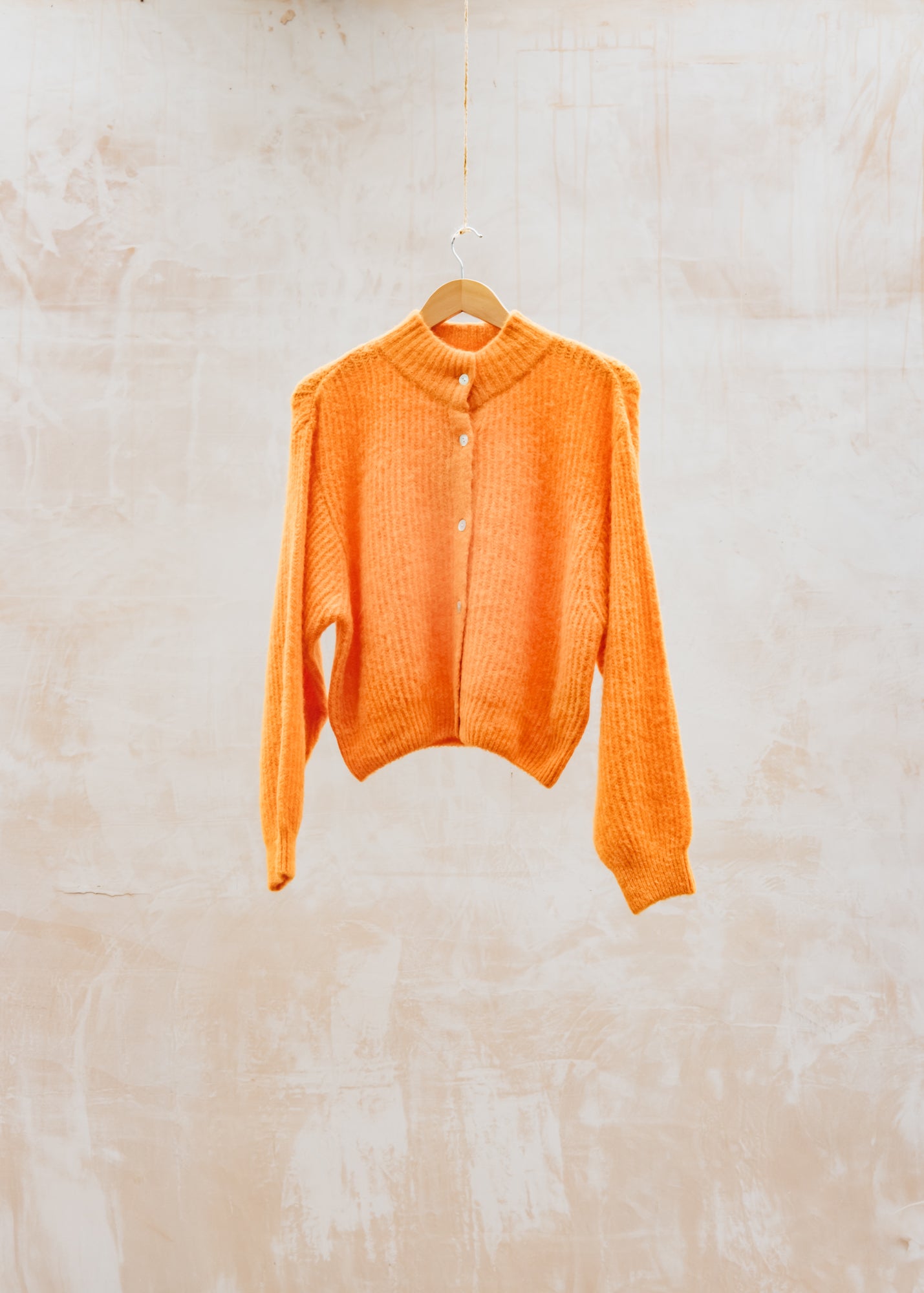 American Vintage East Cardigan in Agrume Fluo