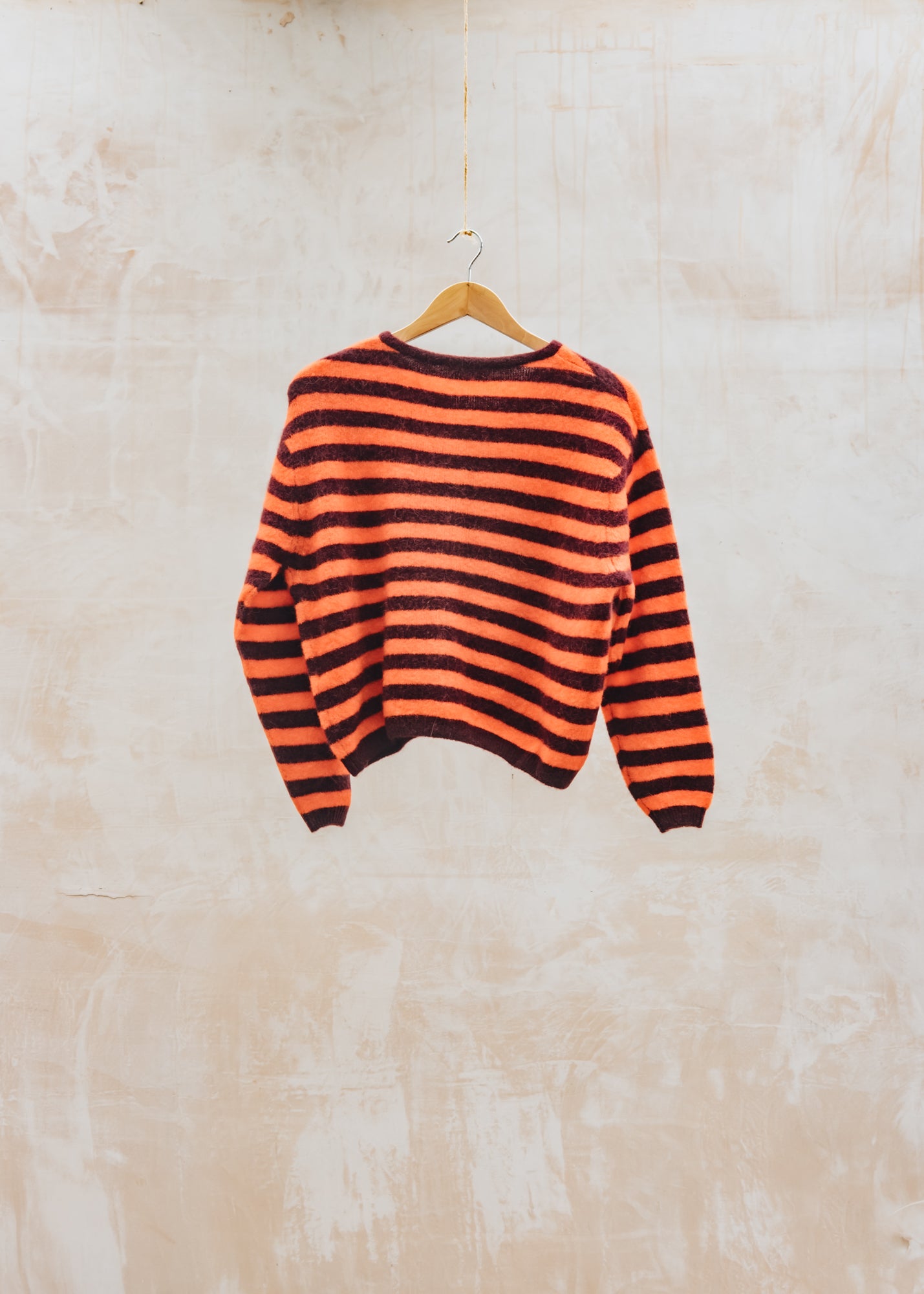 American Vintage Vitow Cardigan in Grenat Raye Gaspacho Chine