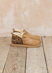 Shepherd of Sweden Women's Annie Slippers in Leopard Chestnut