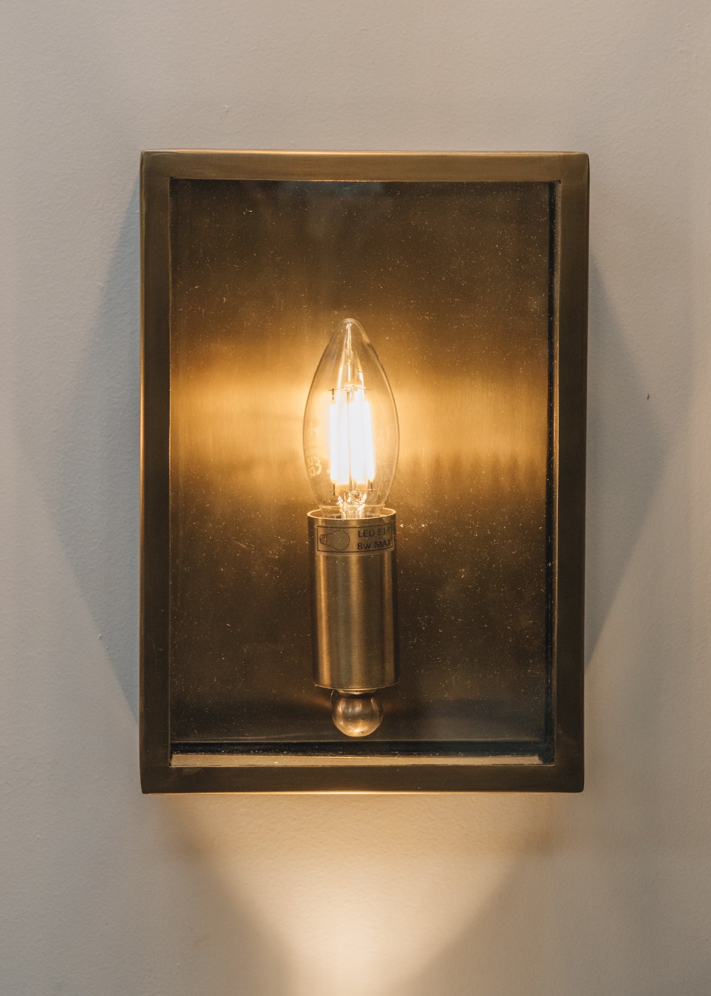 Pooky Lighting Antique Brass Orford Wall Light