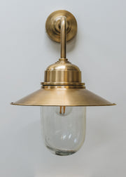 Pooky Lighting Antique Brass Plover Wall Light