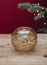 Treasure Tree Treasure Tree Antique Swag Votive Candle Holder in Gold