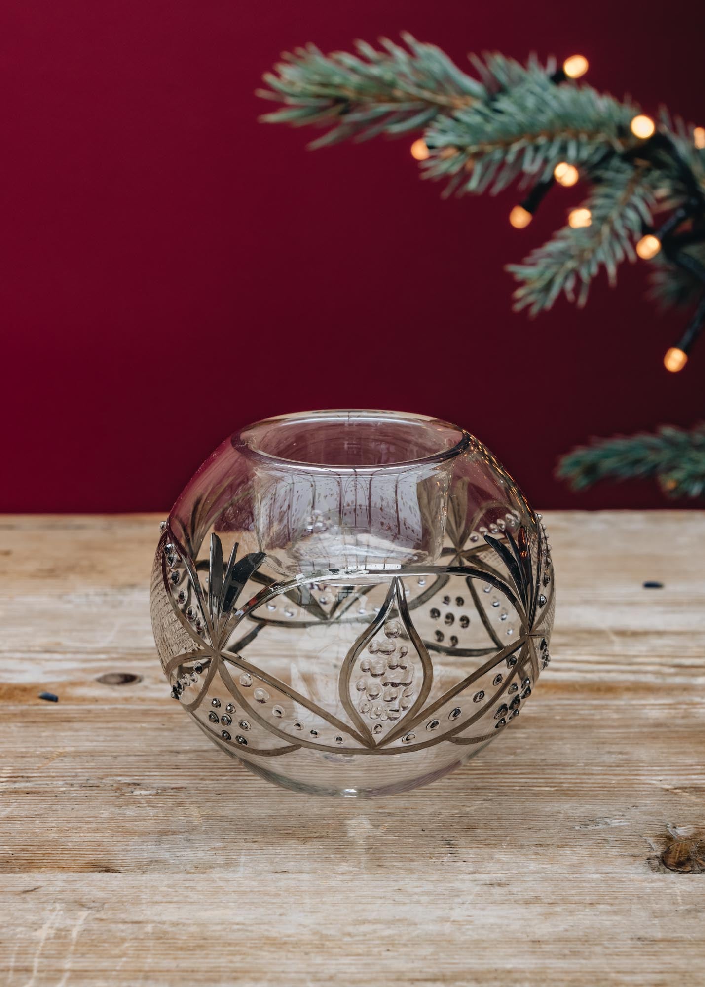 Treasure Tree Treasure Tree Antique Swag Votive Candle Holder in Silver