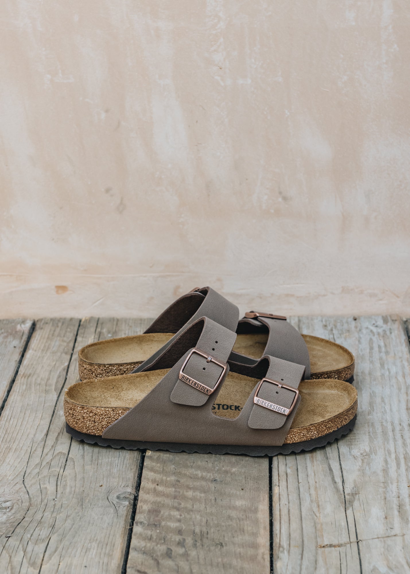 Birkenstock Arizona Birko-Flor Sandals in Mocha
