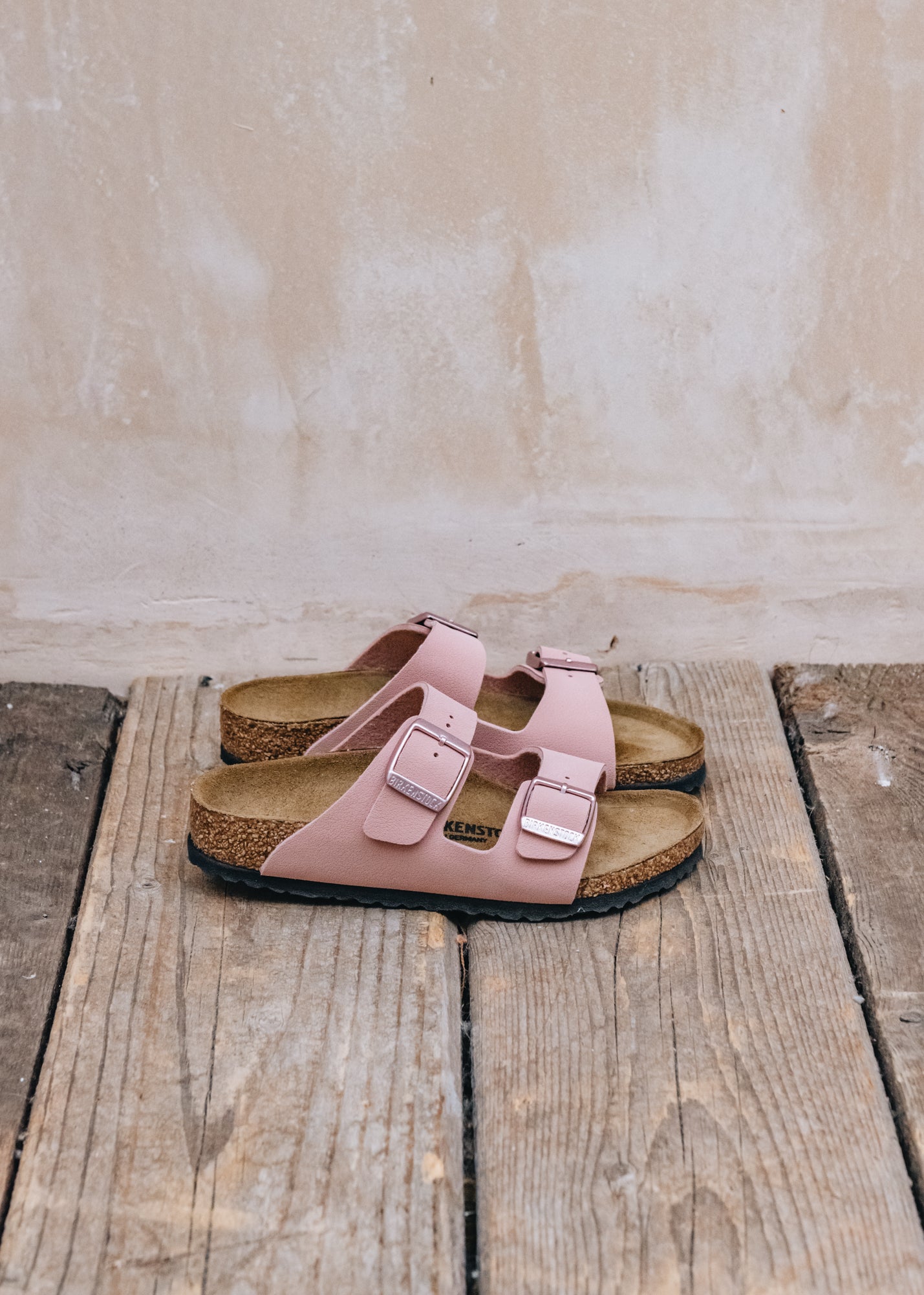 Children's Birkenstock Arizona Sandals in Pink Clay Birko-flor