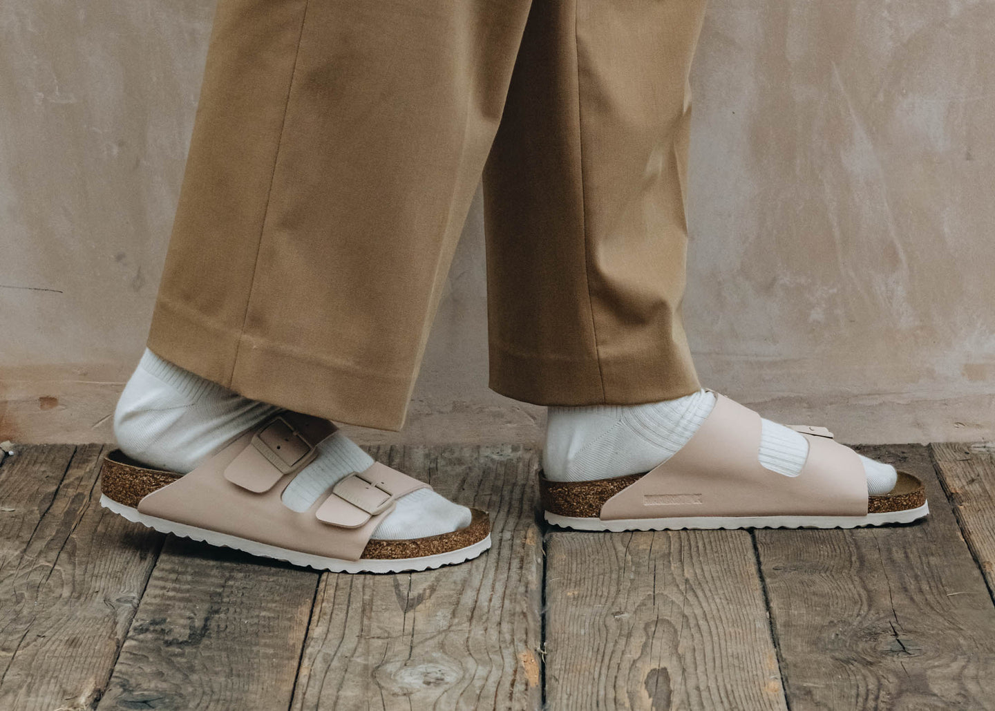 Birkenstock Women's Birkenstock Arizona Narrow Sandals in Nude