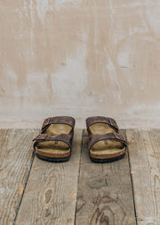 Birkenstock Men's Birkenstock Arizona Oiled Leather Regular Sandals in Habana