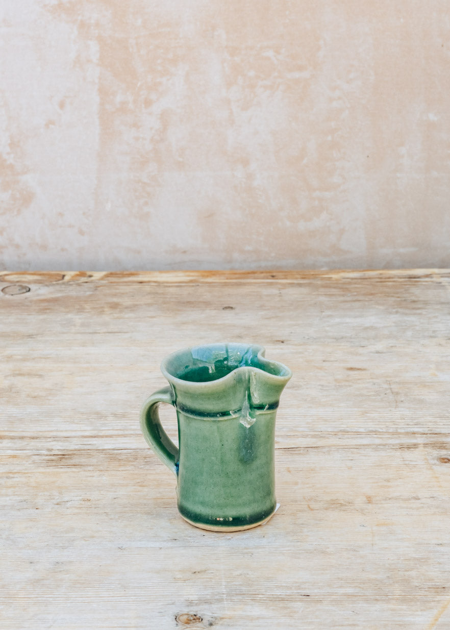 Bordallo Pinheiro Cream Jug in Green