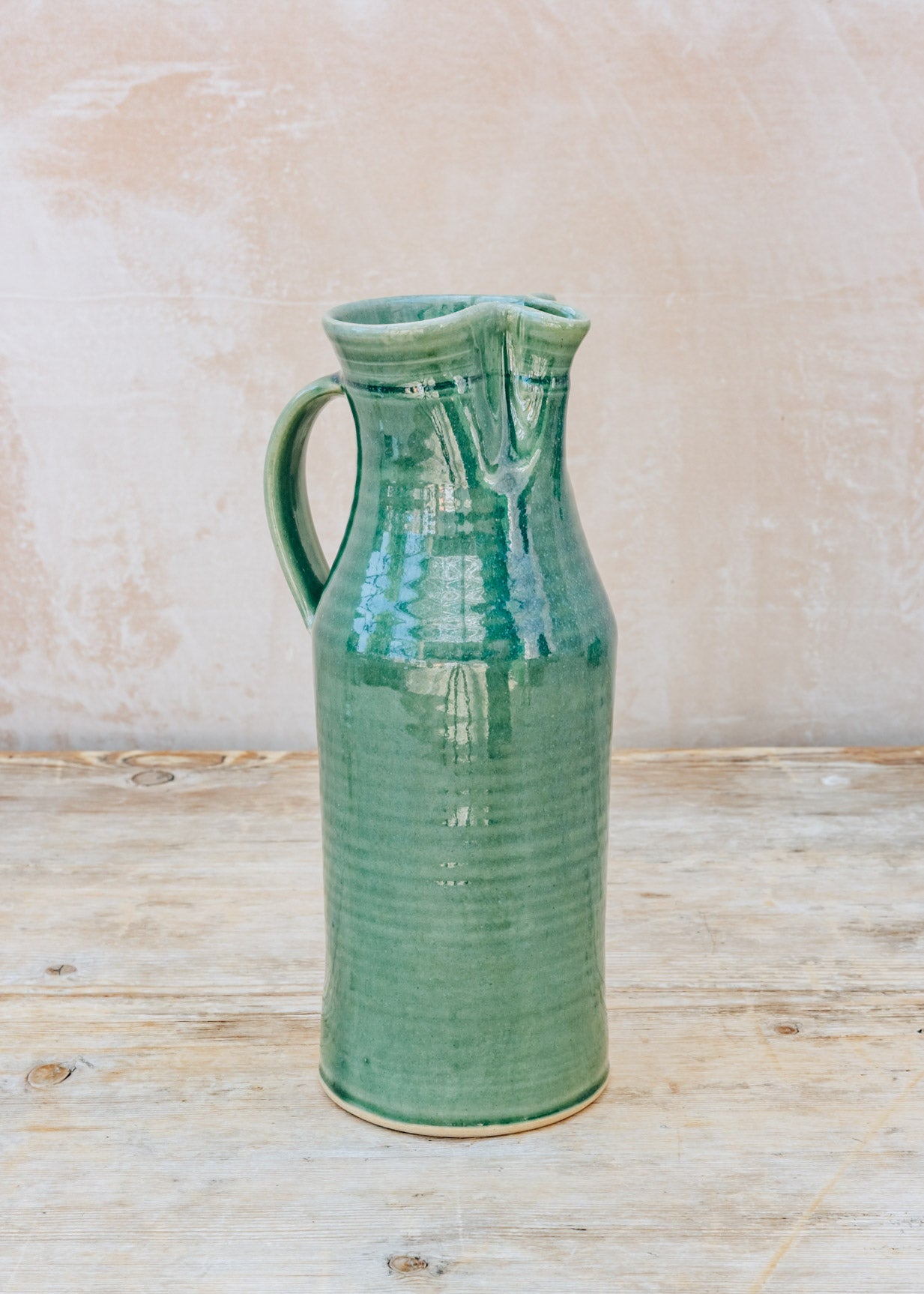 Bordallo Pinheiro Large Jug in Green