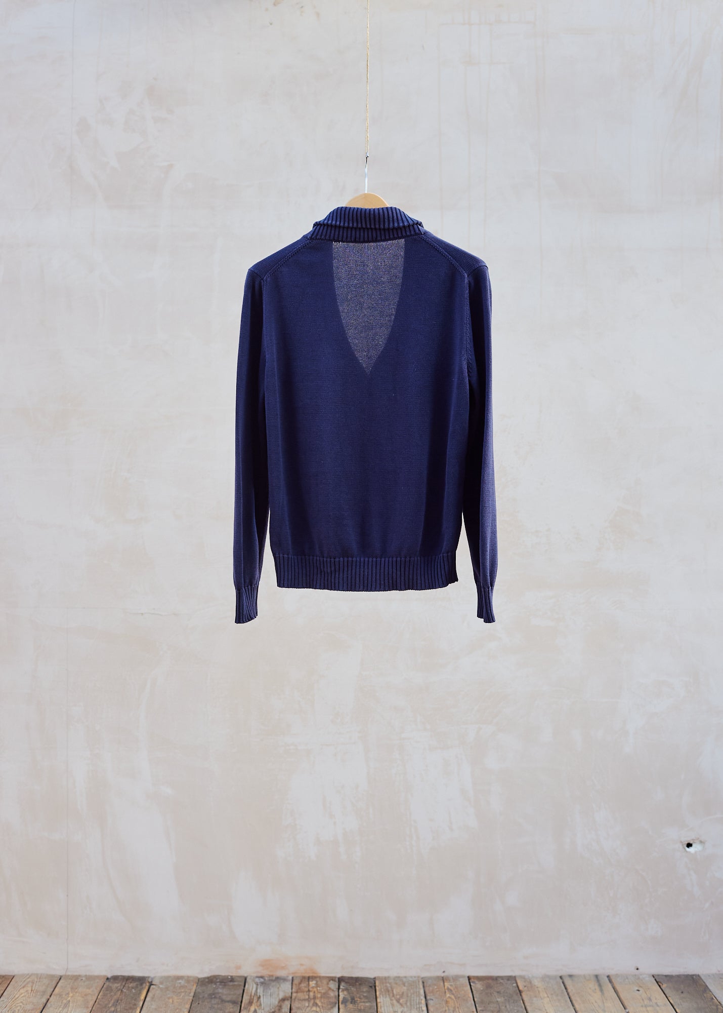 Kenny Ryder Ballantyne Thick Cotton Knit Shawl Collar Cardigan - M