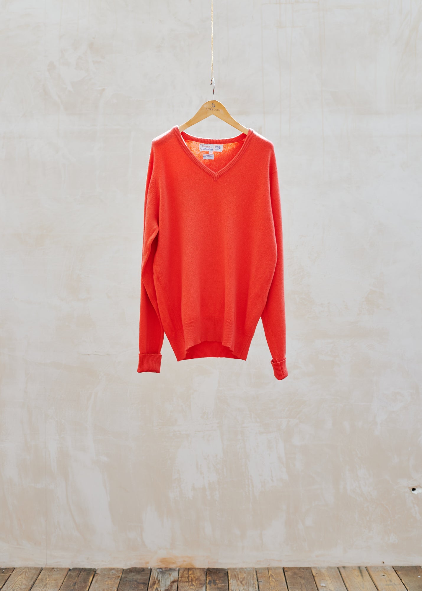 Ballantyne Bright 100% Cashmere V-Neck - M/L