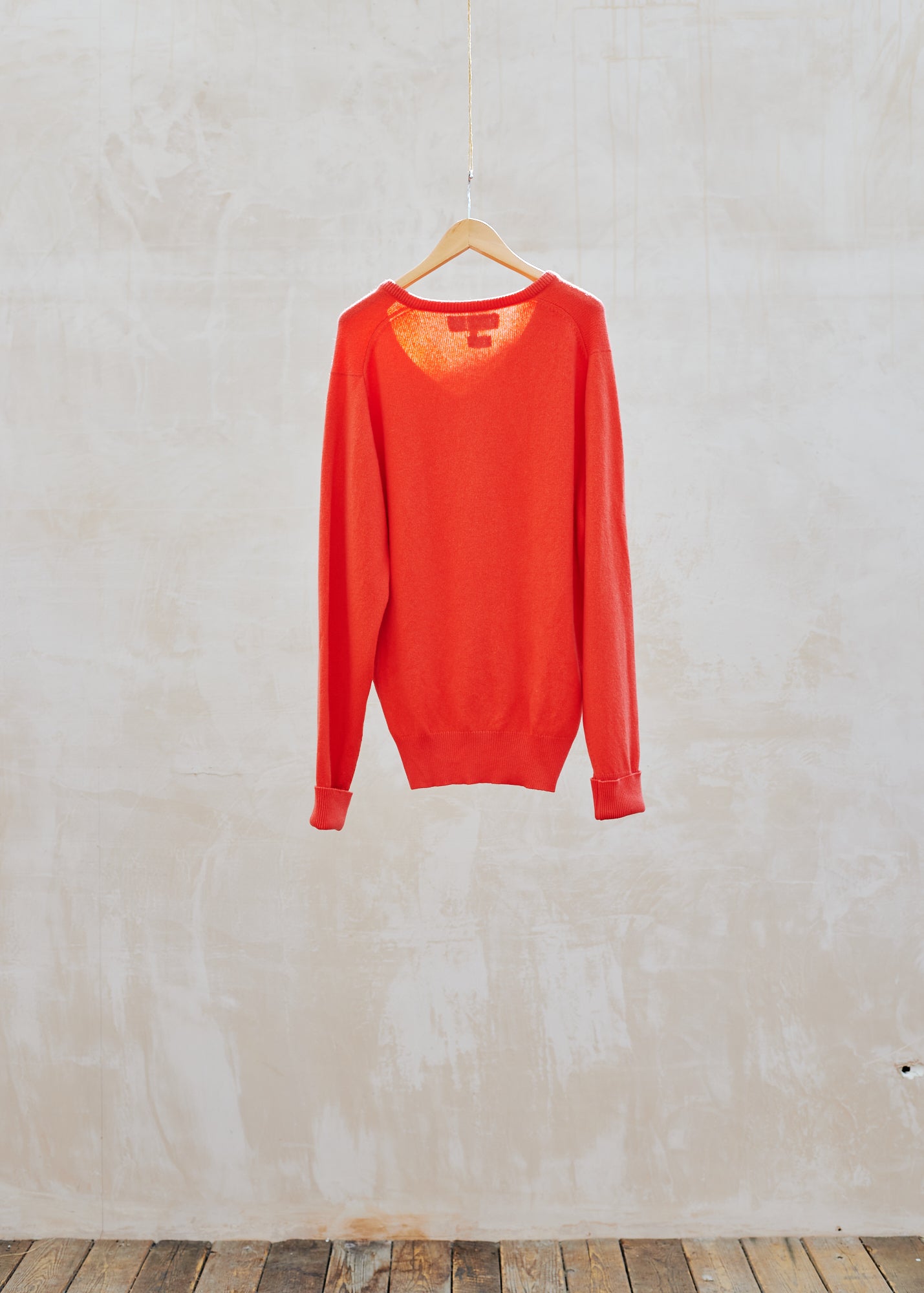 Kenny Ryder Ballantyne Bright 100% Cashmere V-Neck - M/L