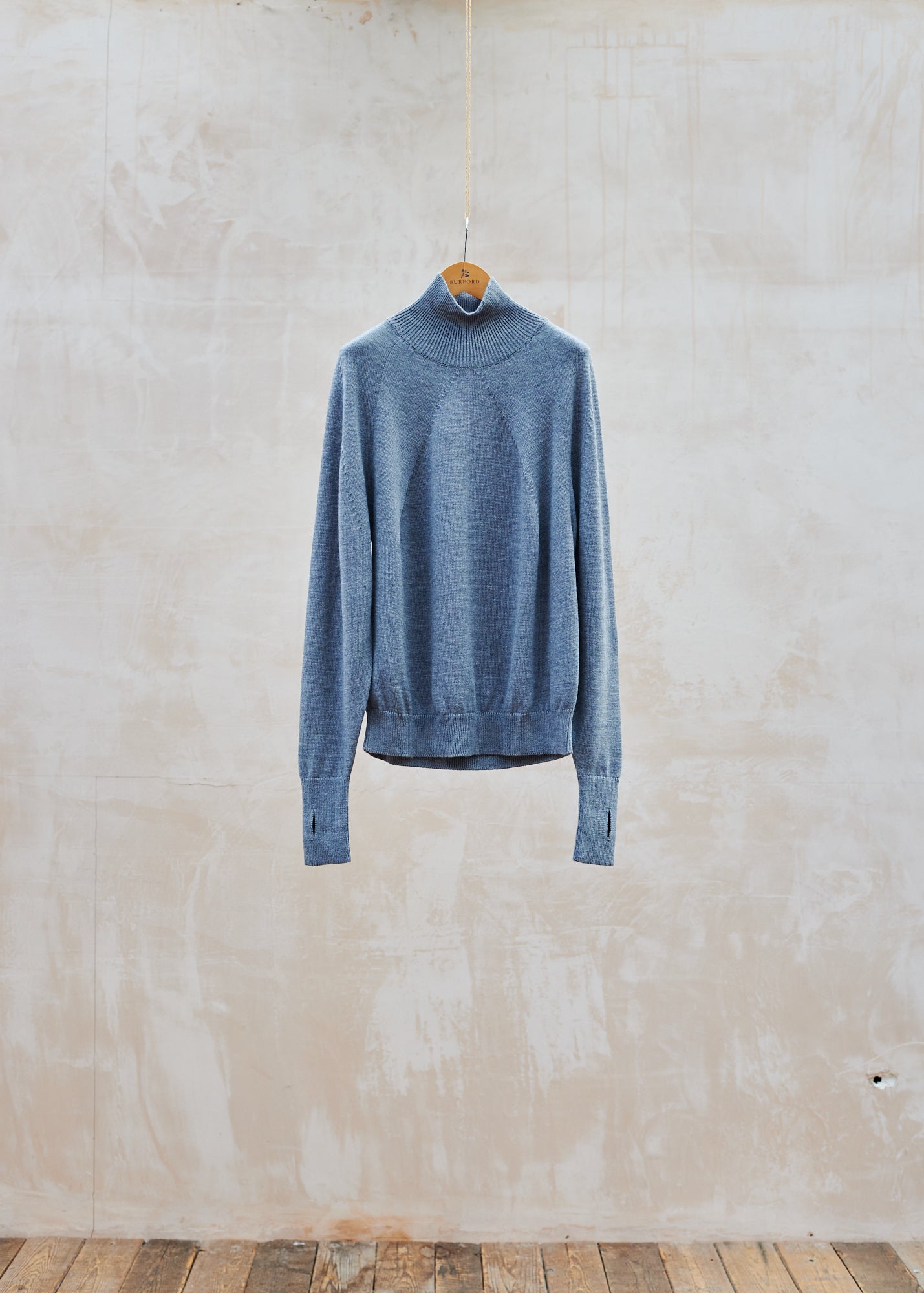 sandraalexandra Batoner NEW Thick Soft Wool Grey Roll Neck - S/M