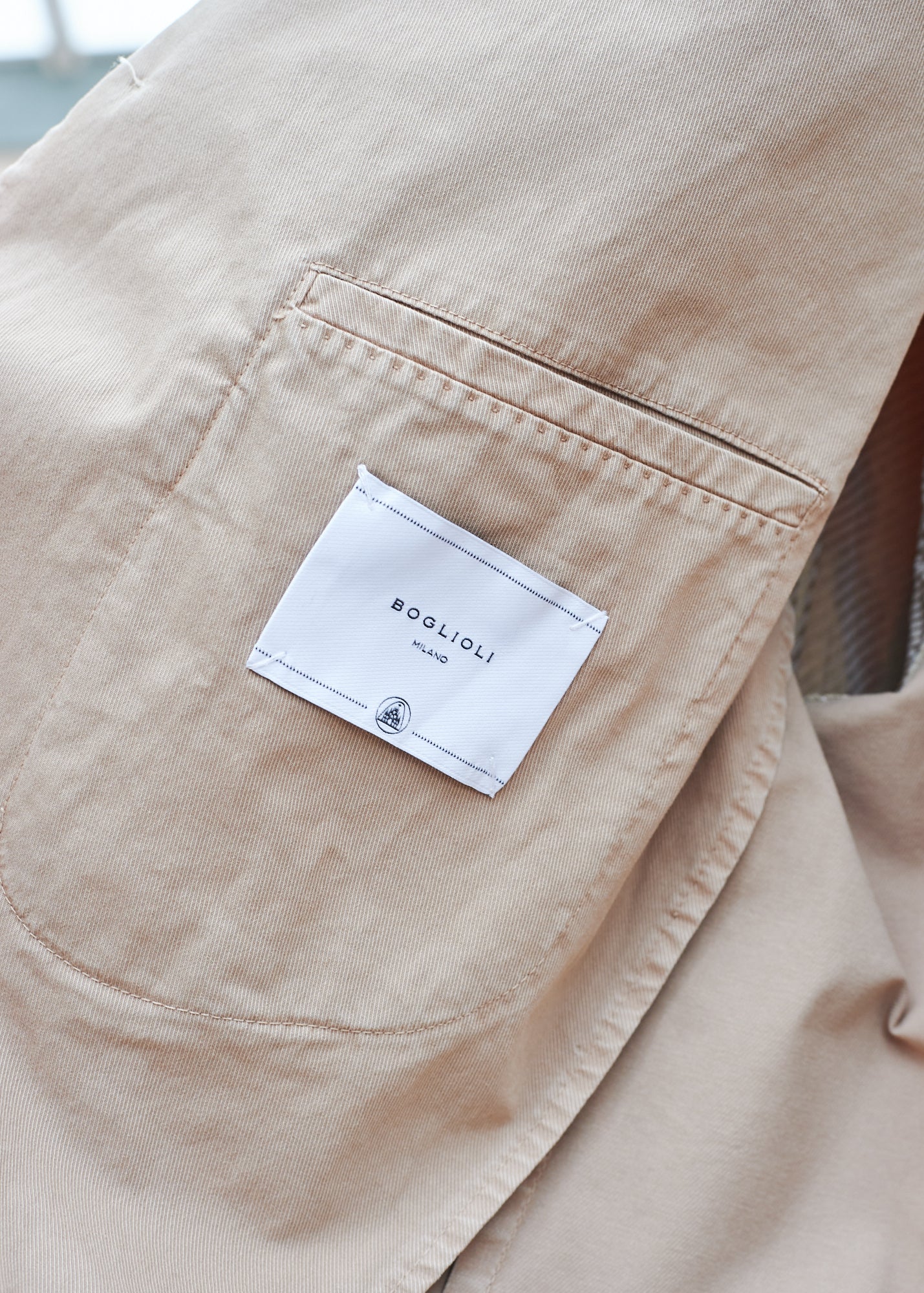 Kenny Ryder Boglioli Relaxed Unstructured Brown Cotton Blazer - XL