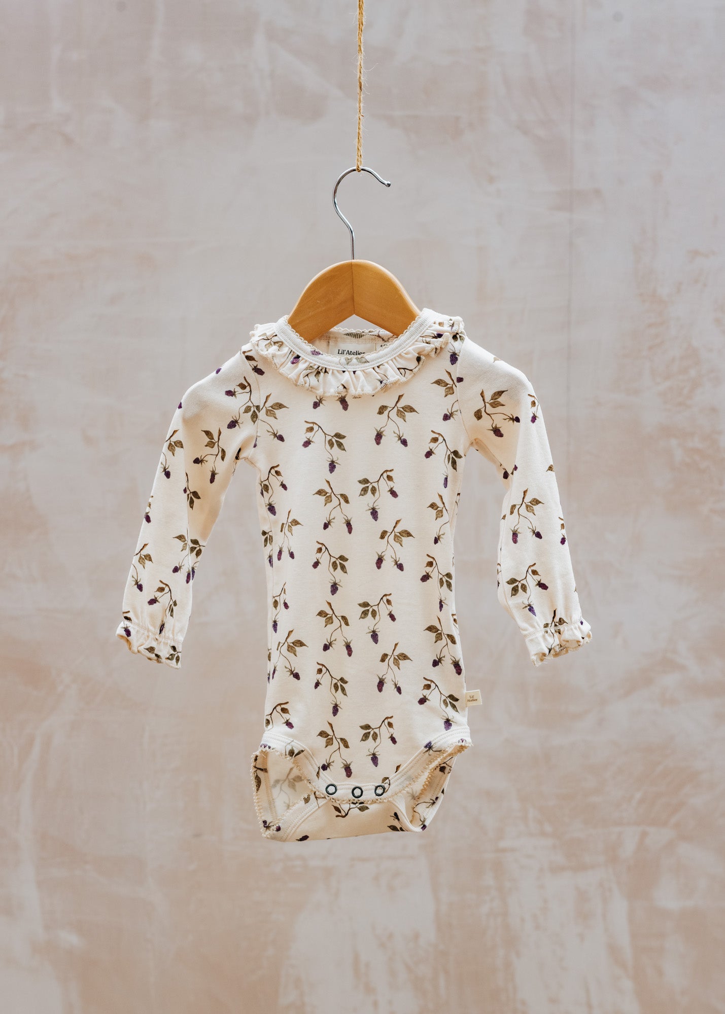 Lil' Atelier Babies' Gaya Bodysuit in Turtledove