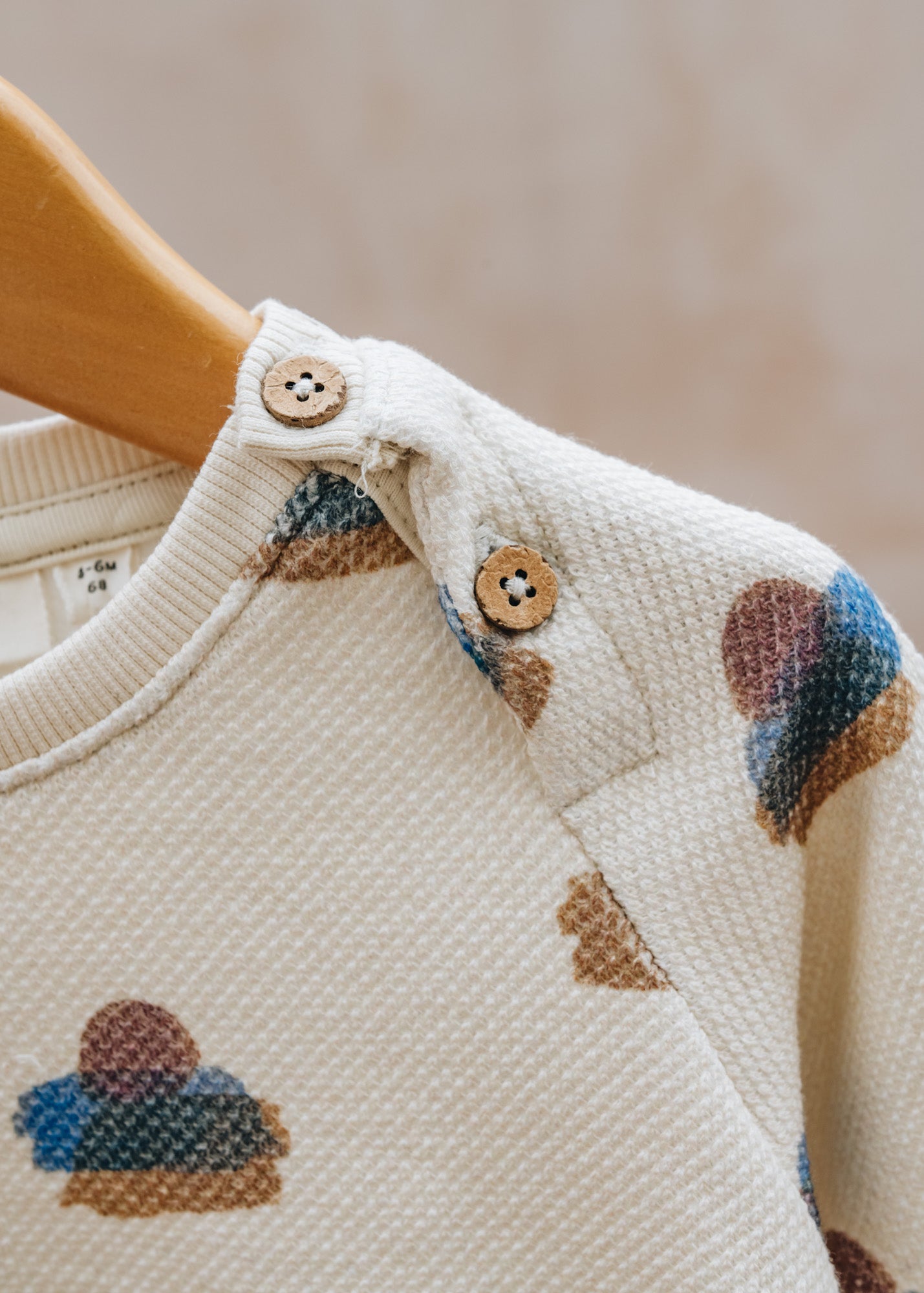 Lil' Atelier Babies' Nolan Sweatshirt in Turtledove