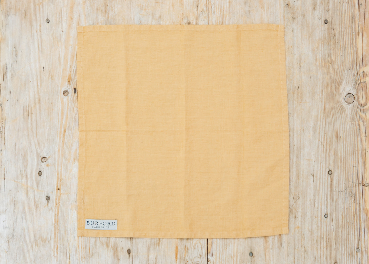 Burford Garden Co. Honey Linen Napkins, pack of two