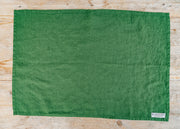 Linen Kitchen Towel in True Green