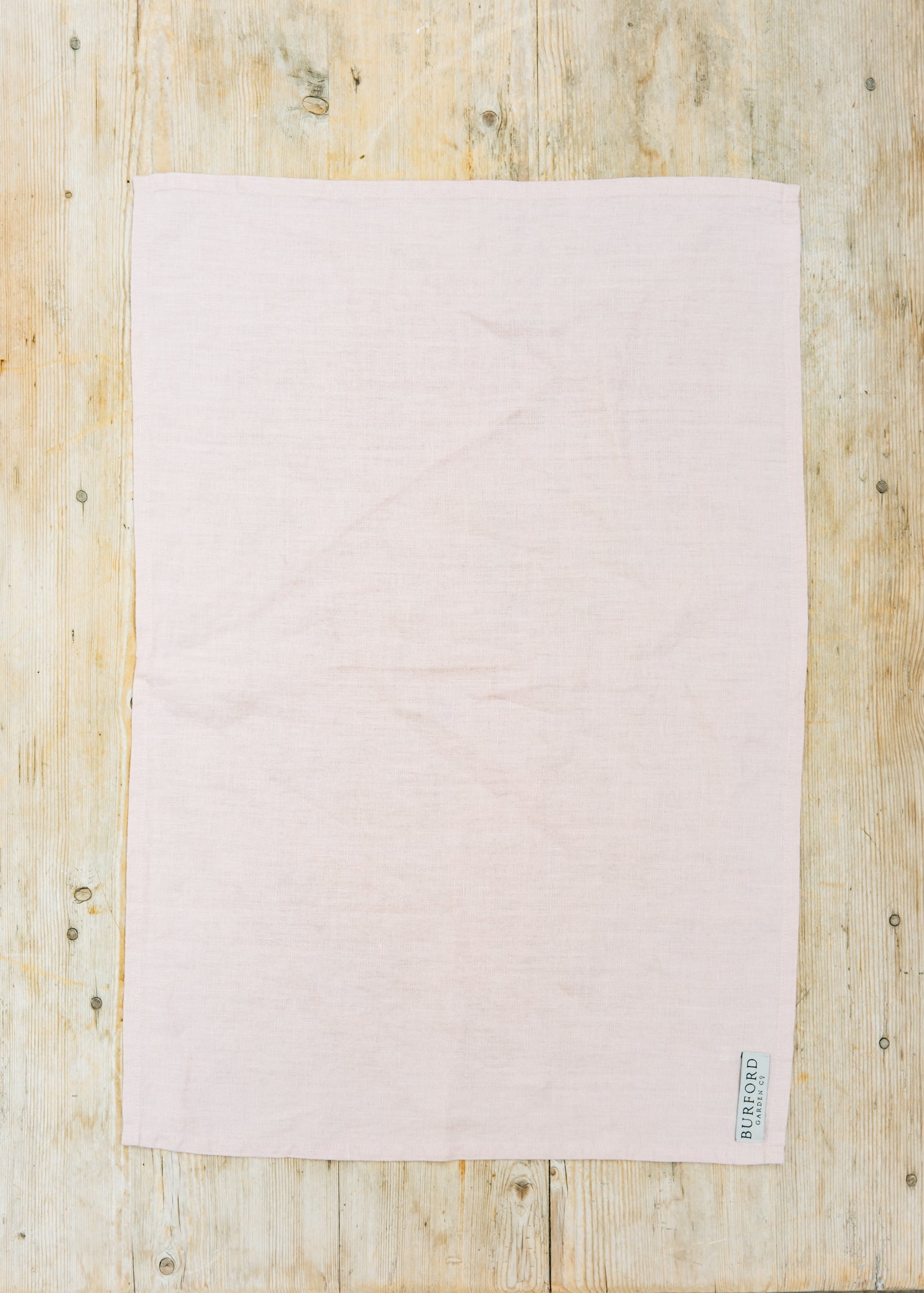 Burford Garden Co. Misty Rose Linen Kitchen Towel