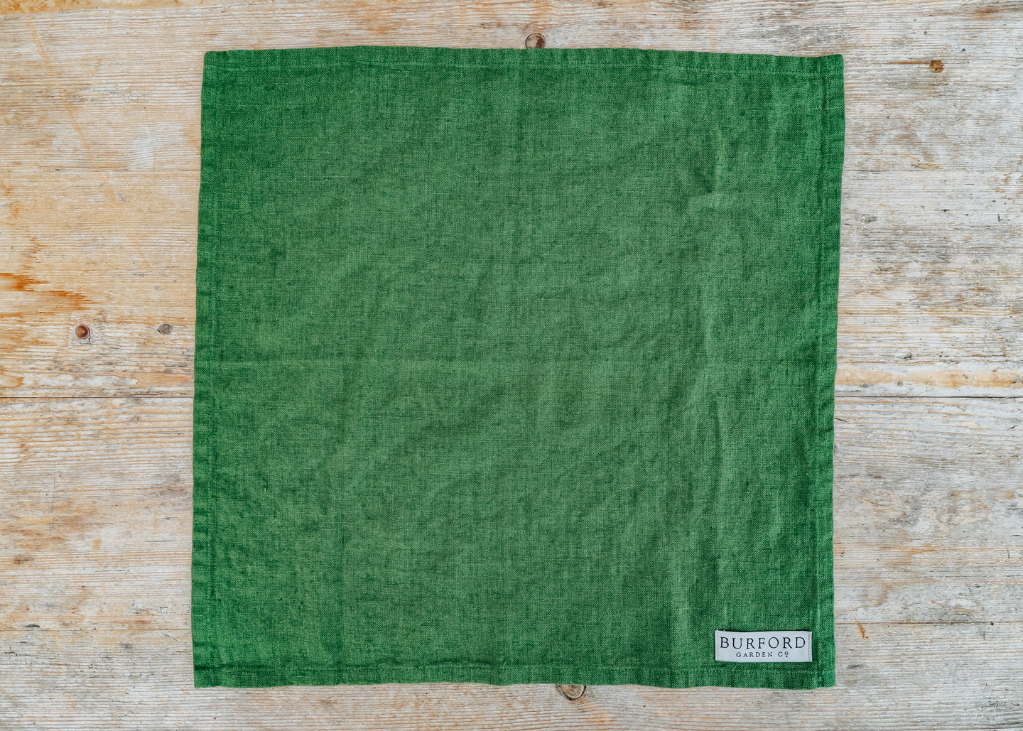 Burford Garden Co. Napkin in True Green, pack of two