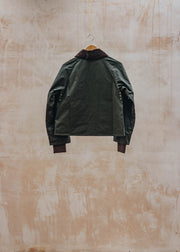 Barbour Arlene Wax Jacket in Fern and Ancient Tartan