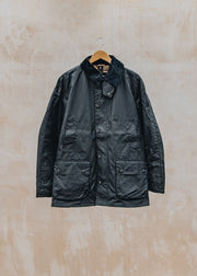 Ashby Wax Jacket in Navy