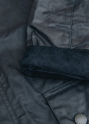 Barbour Ashby Wax Jacket in Navy