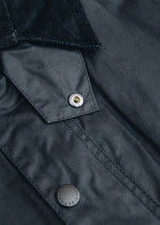 Barbour Ashby Wax Jacket in Navy