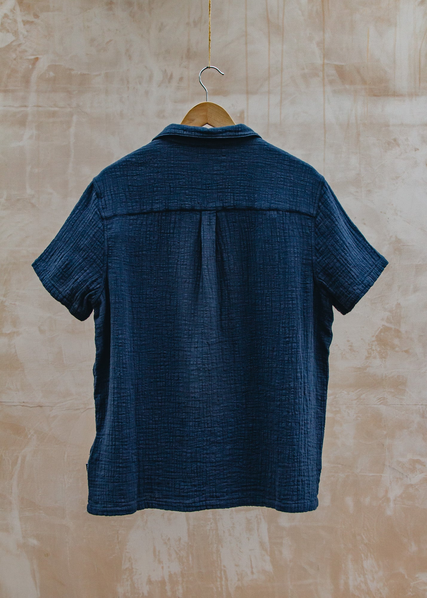 Barbour Benson Textured Relaxed Fit Shirt in Indigo