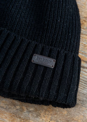 Barbour Carlton Beanie Hat in Black