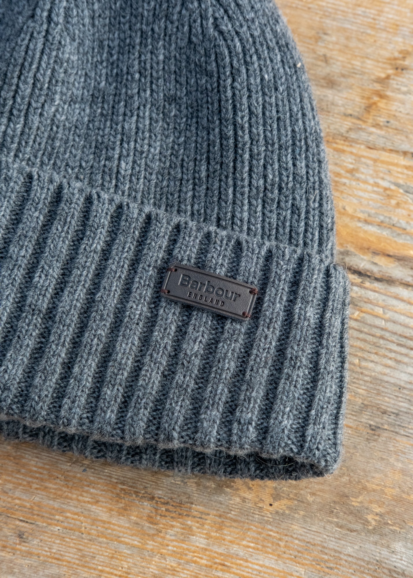 Barbour Carlton Beanie Hat in Grey