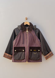 Barbour Carville Waxed Jacket in Rustic, Bordeaux and Muted
